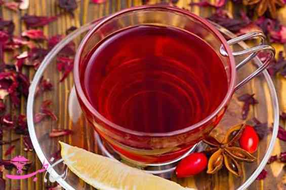دمنوش چای قرمز