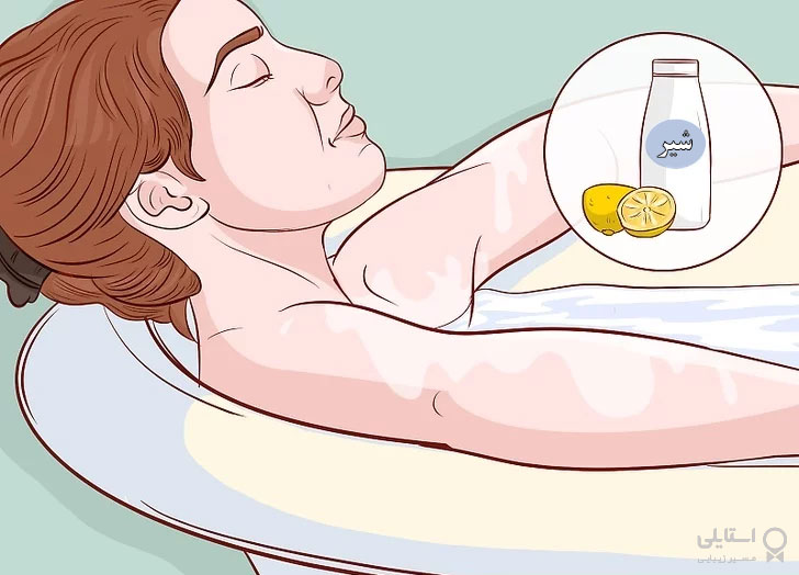 استفاده از ترکیب آب لیمو‌ترش و شیر پر چرب