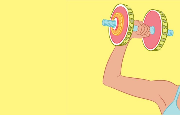 علت رشد نکردن عضله بازو,وزنه‌های سنگین