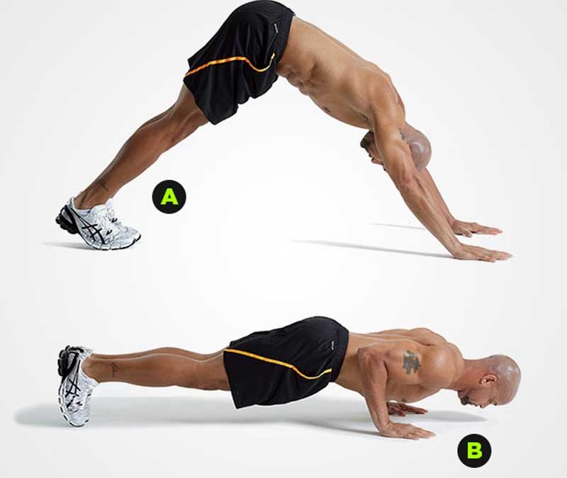 حرکت Dive Push-Up