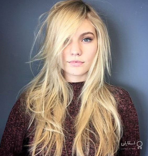 مو بهم ریخته بلند