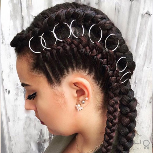 گیس هلندی با اکسسوری مو