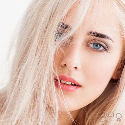 رنگ موی شرابی برای افراد بلوند