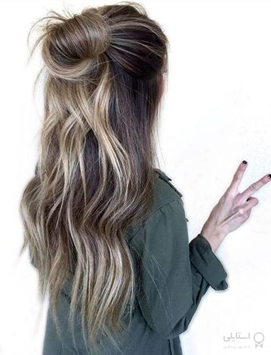 موی نیمه جمع بهم ریخته