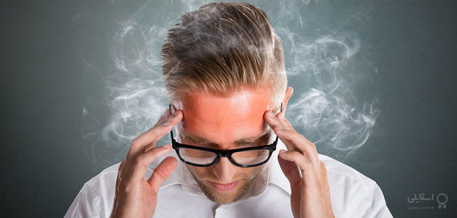 استرس و سفید شدن مو