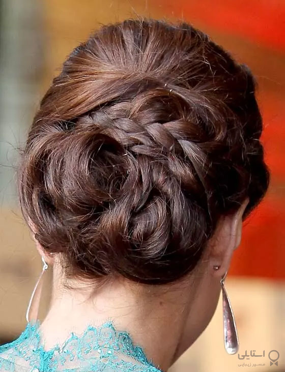 مو جمع شده با گیس تیغ ماهی