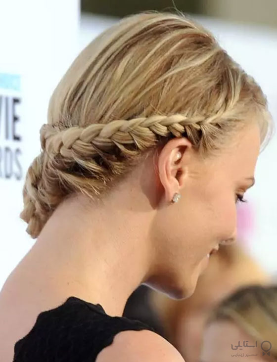 مو جمع شده با گیس آبشاری