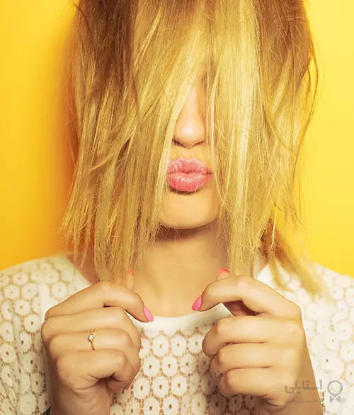 از بین بردن رنگ نارنجی موهای دکلره