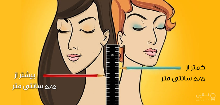 کوتاهی مو مناسب فرم صورت