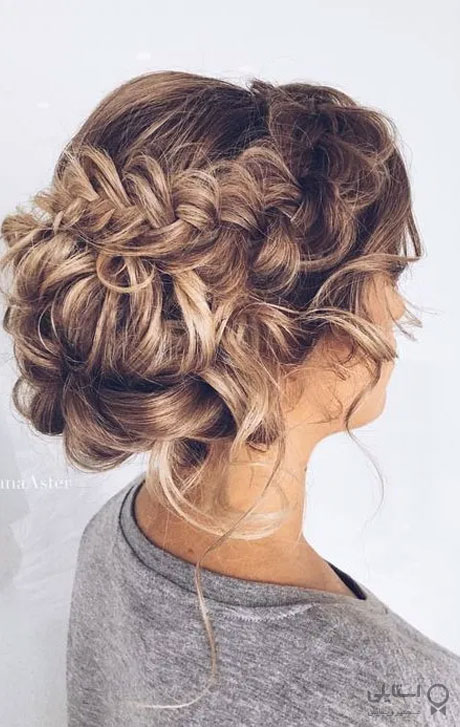 شینیون مو با بافت