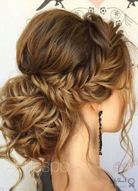 شینیون رسمی با گیس 