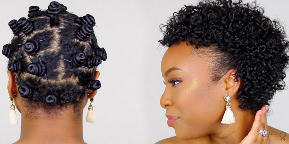 ترفند پیچاندن برای موهای کوتاه