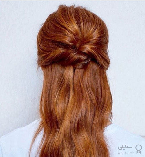 رنگ مو کدو حلویی براق