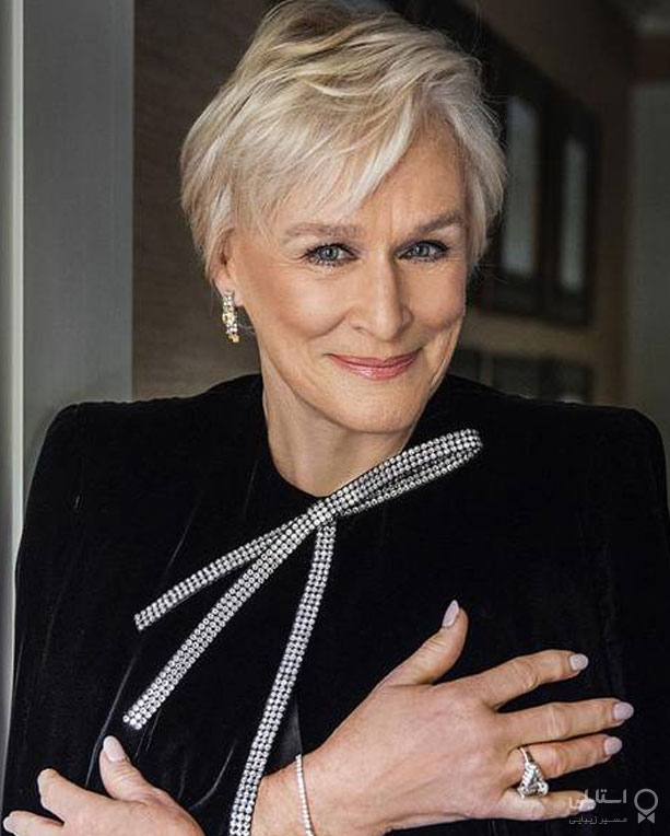 موهای گلن در فرش قرمز