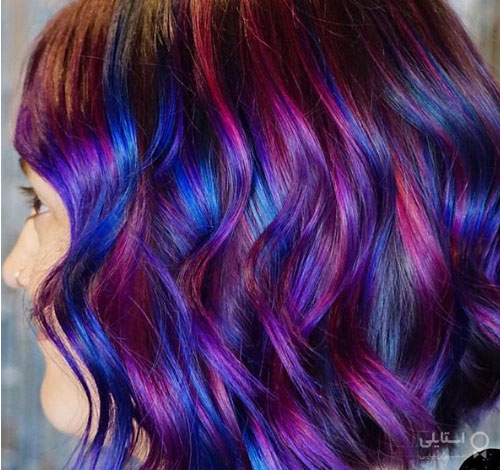 یک تکه جواهر با طیف رنگین‌کمانی