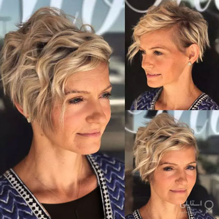 پیکسی بلوند و فر