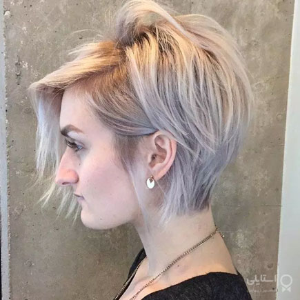 پیکسی بلند با رنگ موی ترند