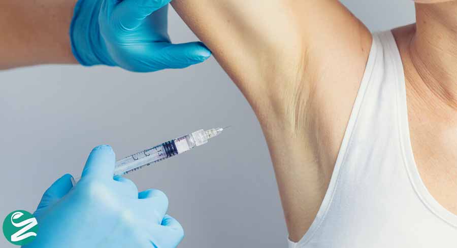 کاهش تعریق با دارو