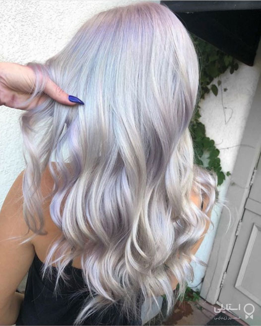 رنگ موی مادر مرواریدی