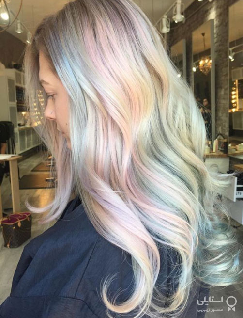 رنگ موی مادر مرواریدی کلاسیک