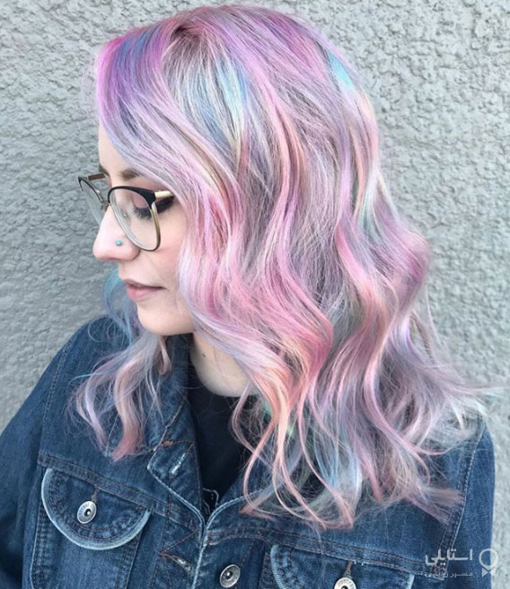 رنگ موی مادر مرواریدی پر جنب و جوش