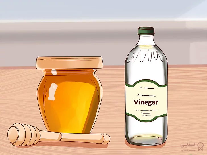 روشن کردن مو با سرکه و عسل