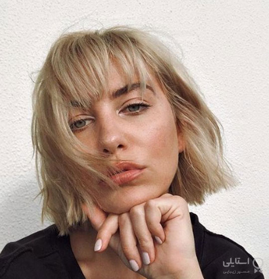 مدل موی باب فرانسوی دخترانه