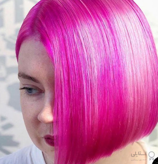 رنگ موی صورتی جیغ