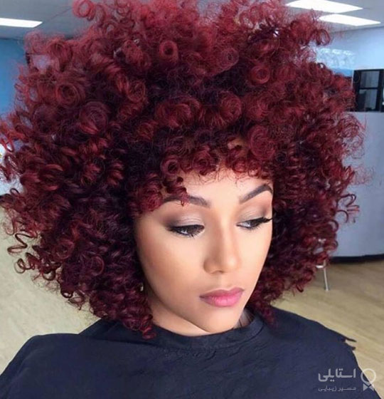 مدل مو آفریقایی رمانتیک