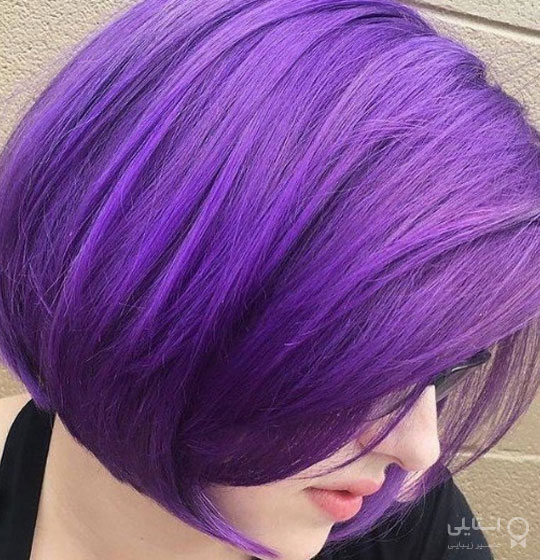 رنگ موی بنفش