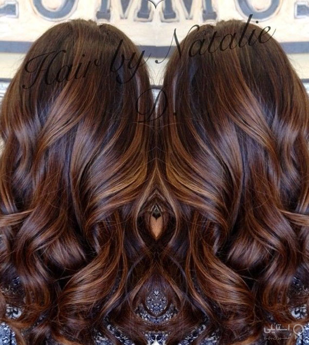 رنگ موی قهوه‌ای تیره فندقی