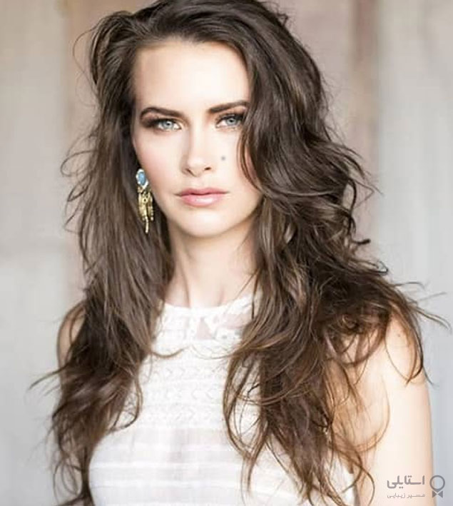 رنگ موی تیره قهوه‌ای خاکستری