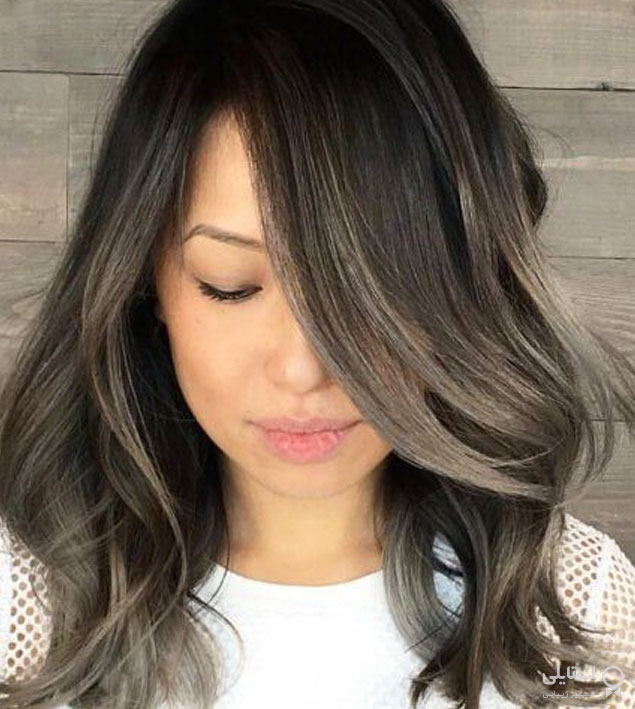 رنگ موی قهوه‌ای زغالی