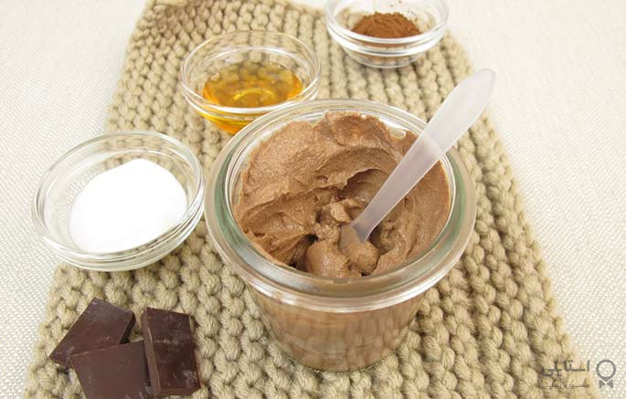 ماسک صورت شکلات و خاک رس