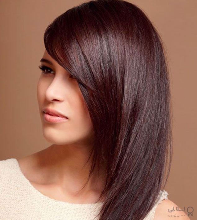 رنگ موی قهوه‌ای شکلاتی با هایلایت کاپوچینو