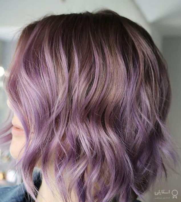 رنگ موی قهوه‌ای پاستیلی