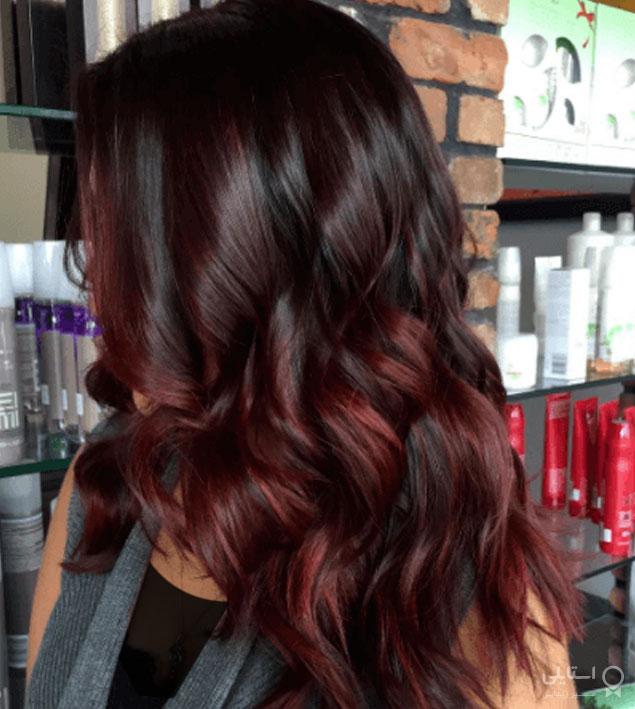 رنگ موی قهوه‌ای شکلاتیِ گیلاسی