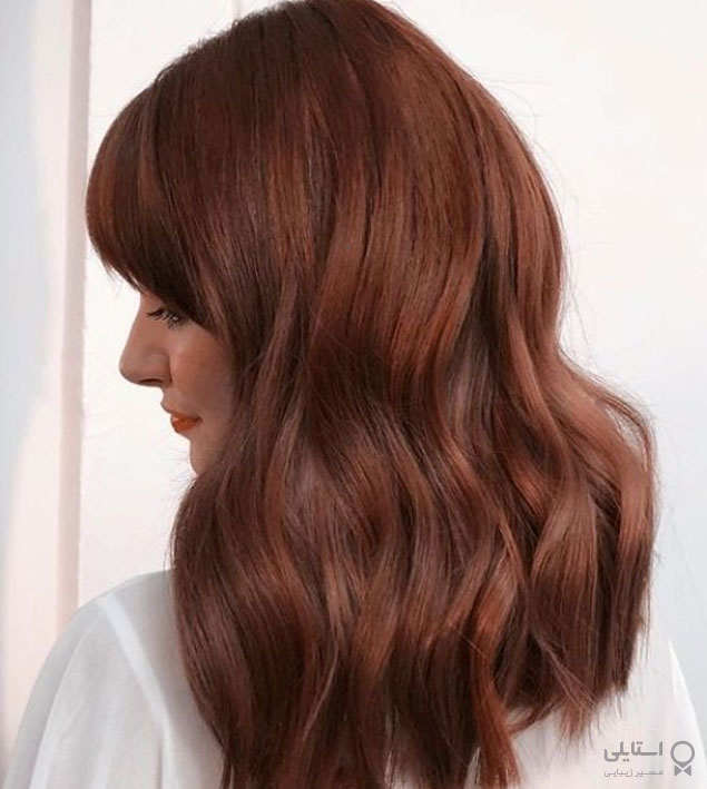 رنگ موی قهوه‌ای دارچینی