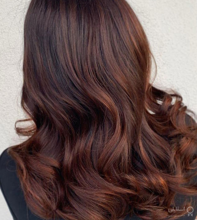 رنگ موی قهوه‌ای خرمایی (بلوطی) 
