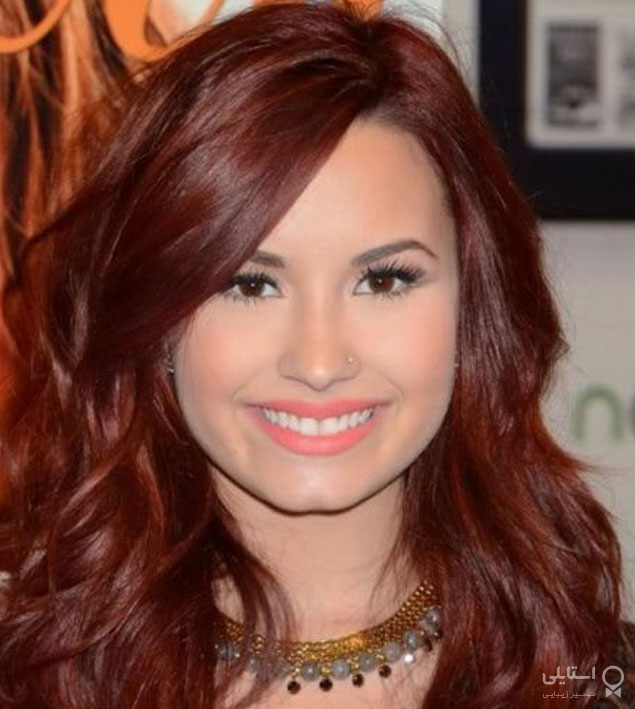 رنگ موی قهوه‌ای ماهگونی