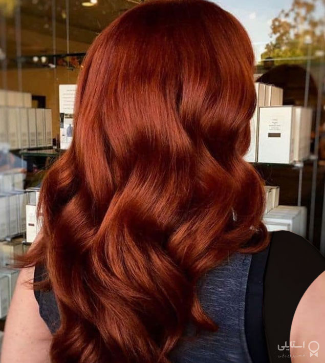 رنگ موی خرمایی تیره