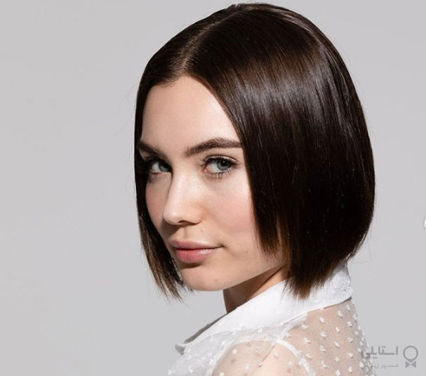 قهوه‌ای تیره بهترین رنگ موها برای چشمان خاکستری