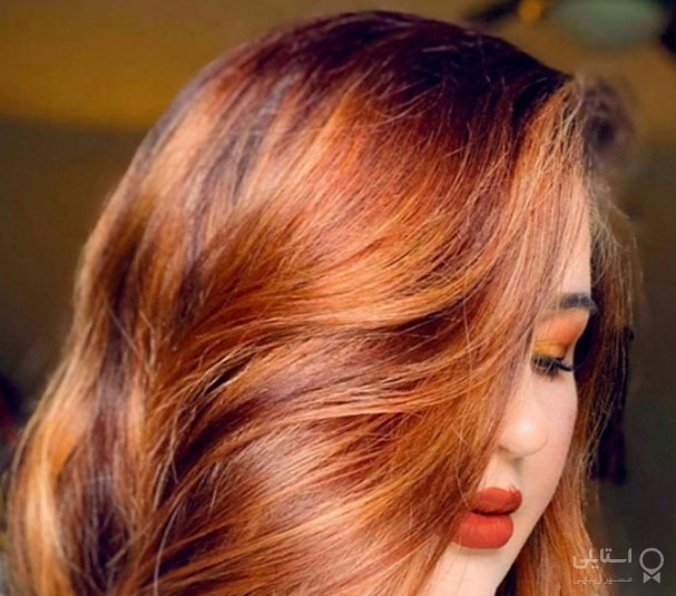 رنگ موی مسی بهترین رنگ موها برای چشمان خاکستری