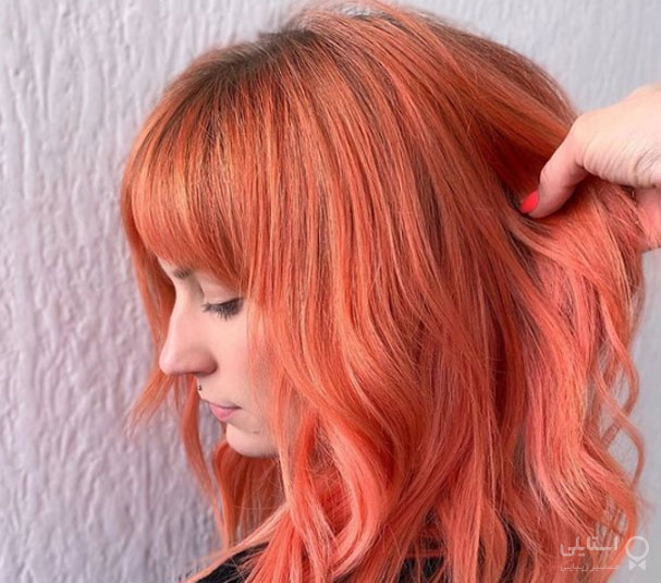 رنگ موی هلویی بهترین رنگ موها برای چشمان خاکستری