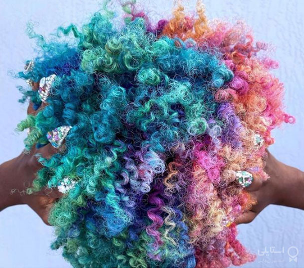 رنگ موی رنگین‌کمانی بهترین رنگ موها برای چشمان خاکستری