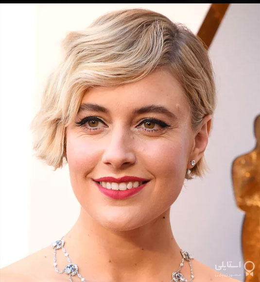 مدل موی موج دار بلوند