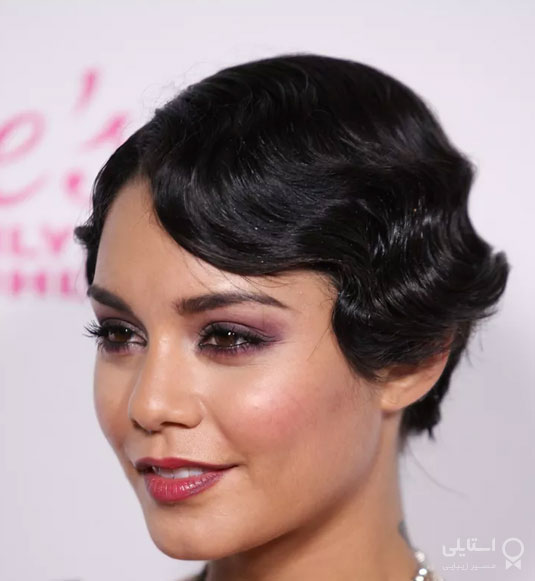 مدل موی موج داربند انگشتی