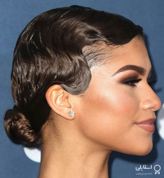 مدل موی موج دارS شکل