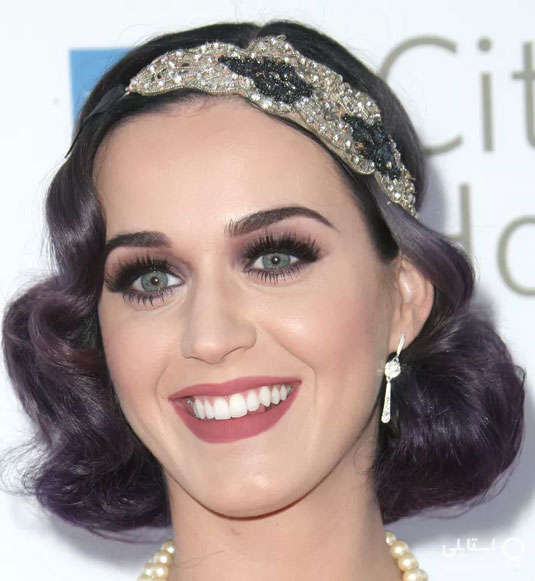 مدل موی موج دار با هد بند